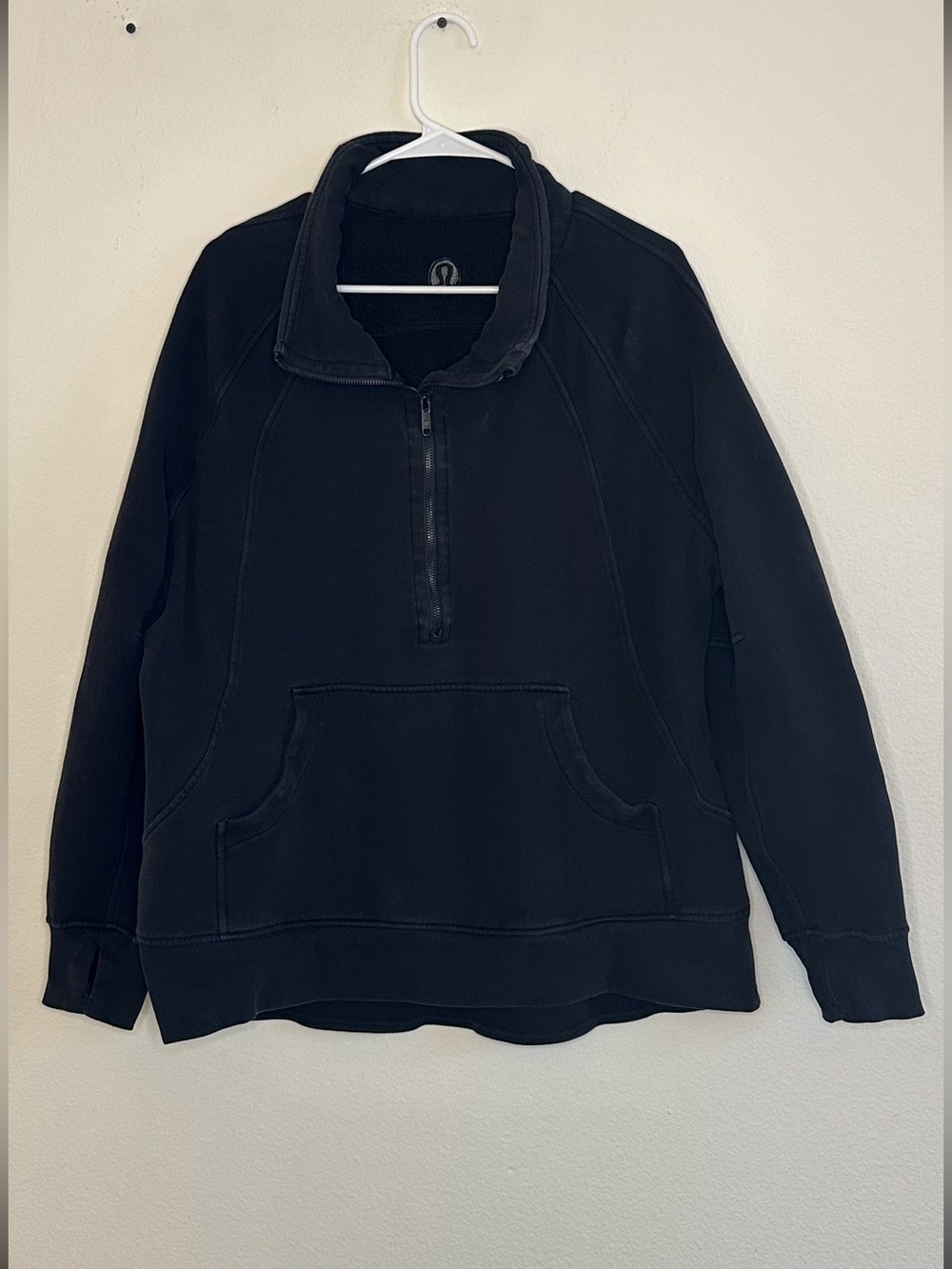 Lululemon Full Length Scuba Quarter Zip Black